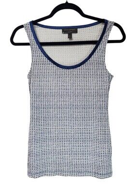 Tank Top Banana Republic Luxe Touch Size Extra Small Geometric Print Extra Soft!